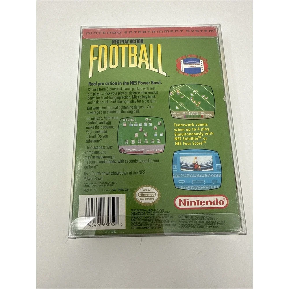 Play Action Football NES CIB Nice Shape! Fast Free Shipping!‎